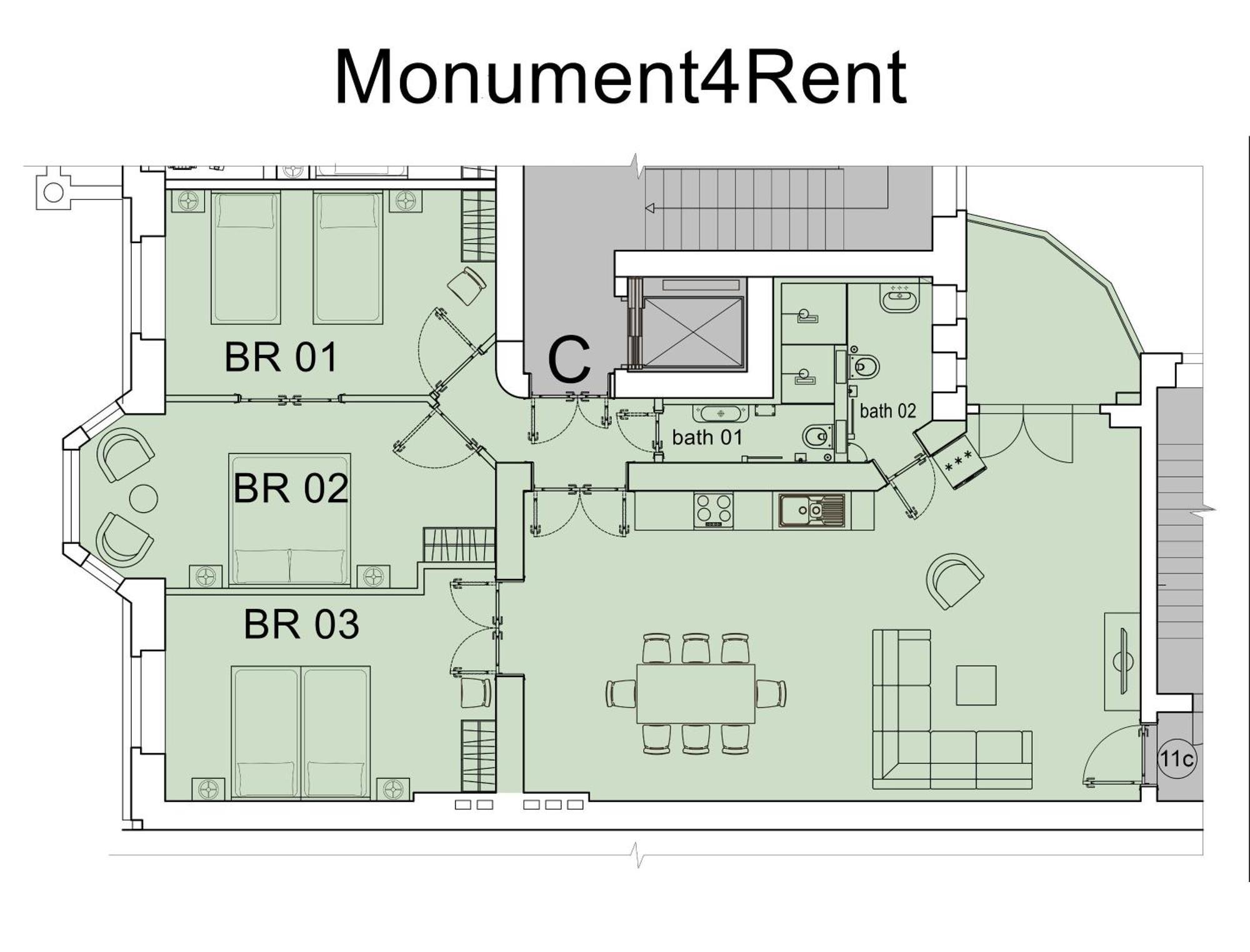 Aptc Downtown Monument4Rent Near Checkpoint Charlie Berlin Exterior photo
